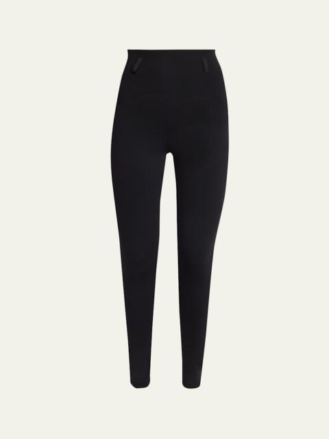 High-Rise Rib Yoke Leggings