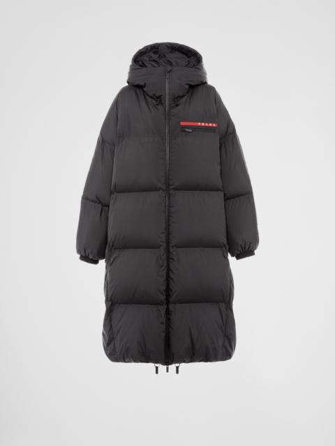 Oversized technical Re-Nylon down coat