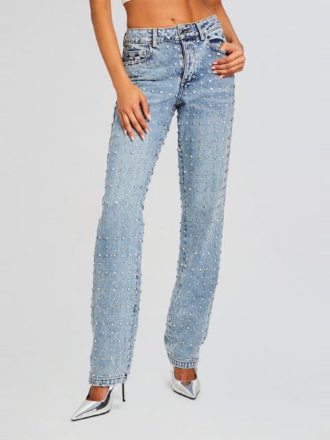 VERO EMBELLISHED DENIM PANT