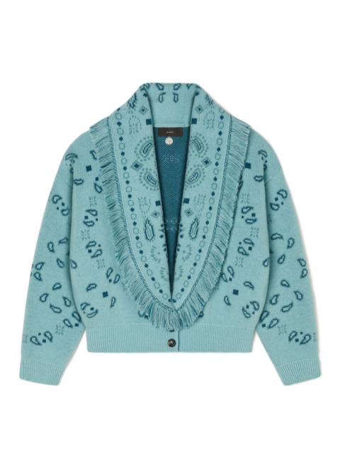 Bandana Jacquard Cardi-Bomber