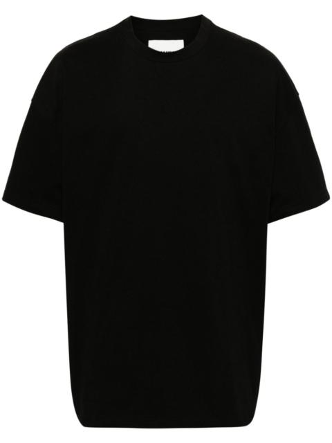 logo-print layered T-shirt