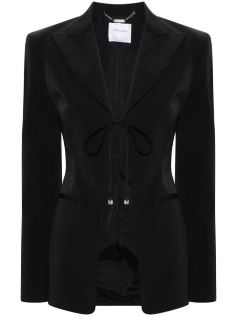 Monopetto single-breasted blazer