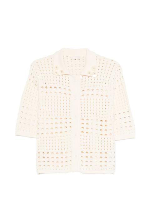 floral appliqué cardigan