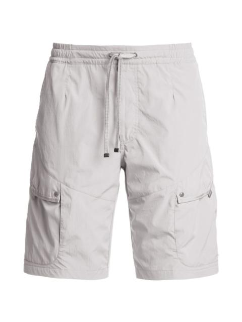 drawstring-waist cargo trousers