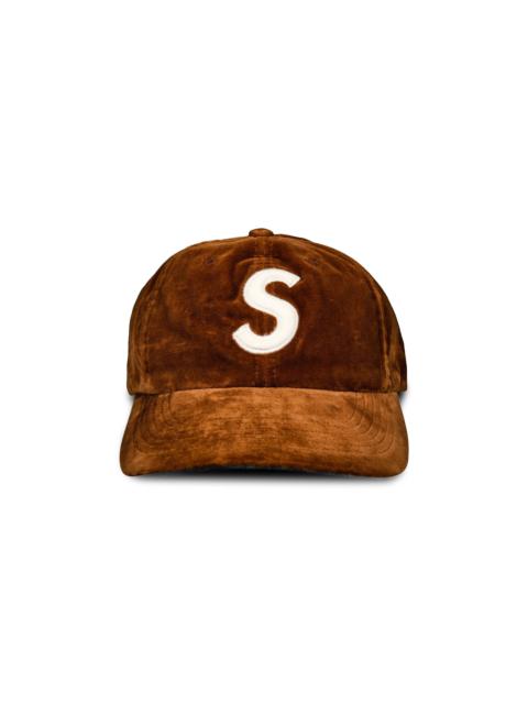 Supreme Velvet S Logo 6-Panel 'Tan'