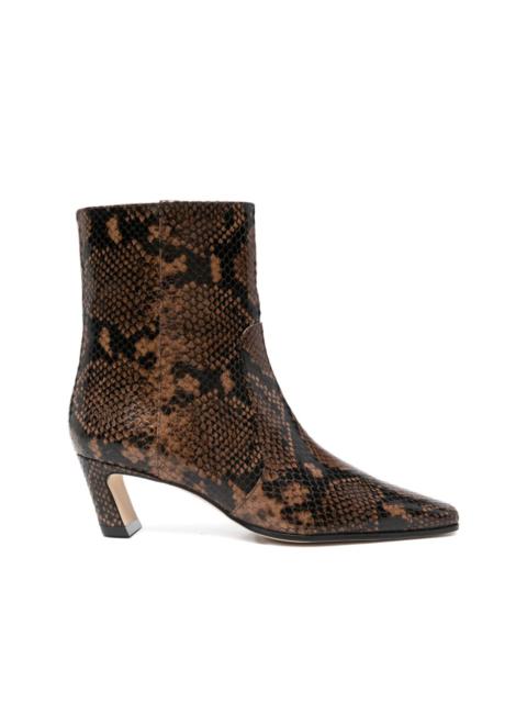 Stassi embossed ankle boots