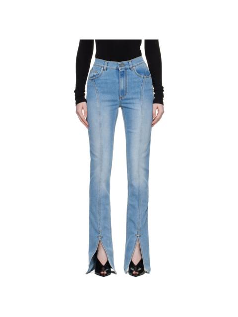 Blue Stretch Denim Jeans
