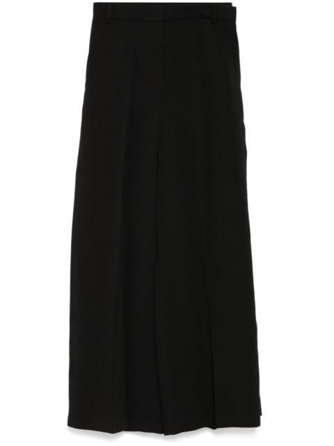 side folded wide pants