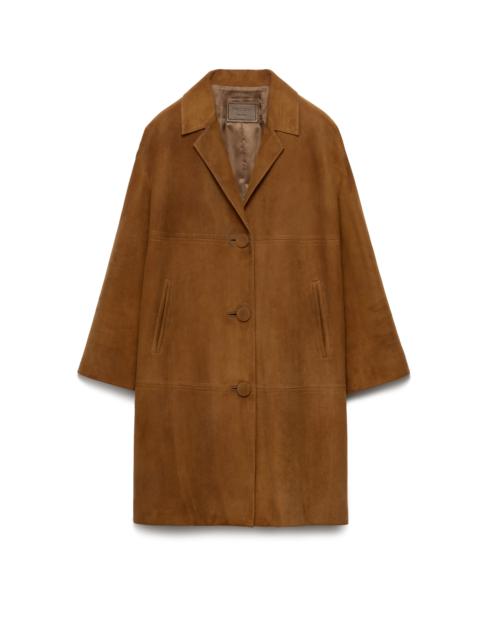 Suede coat