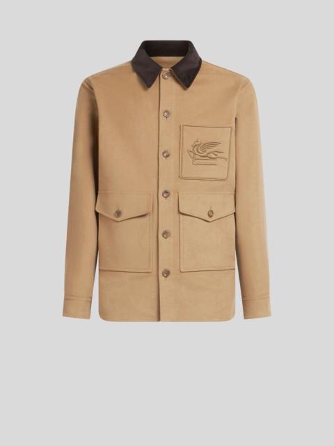 COTTON JACKET WITH PEGASO