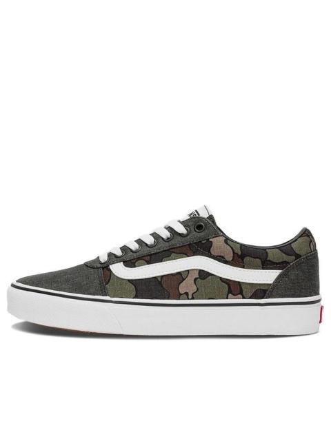 Vans Ward Low Top Casual Skate Shoes Gray Green Camouflage 'Gray Green Brown' VN0A5HTSBLK