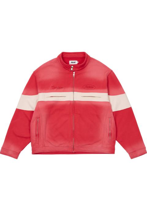 WASHED MOTO JACKET TRUEST RED