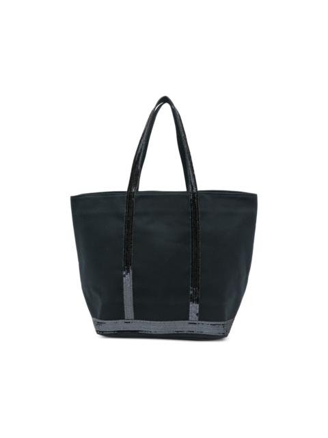 large Cabas sequin-embellished tote bag