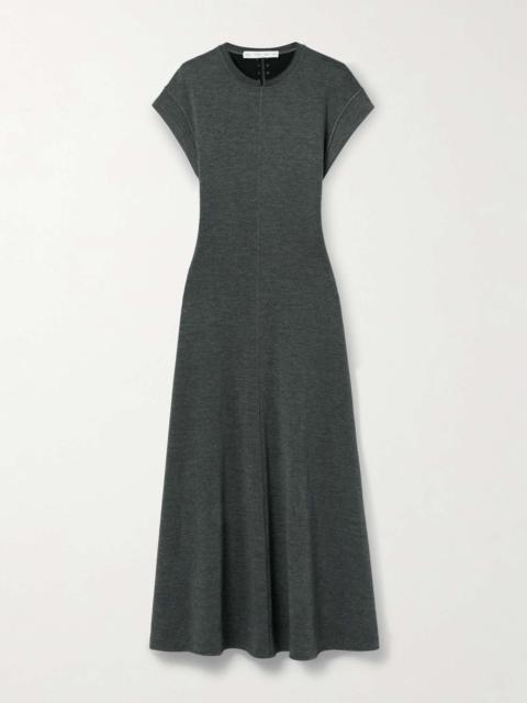 Melanie ribbed cotton-blend maxi dress