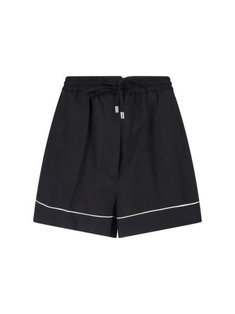 VISCOSE SATIN SHORTS