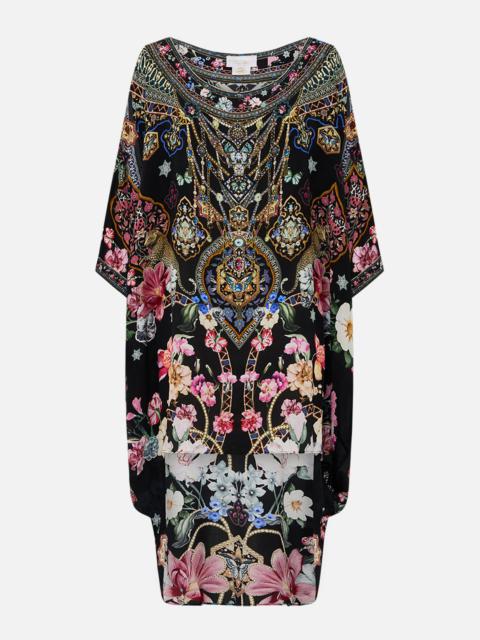 SCOOP BACK HEM DRESS