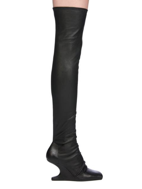 Black Hollywood Cantilever Sock 8 Boots