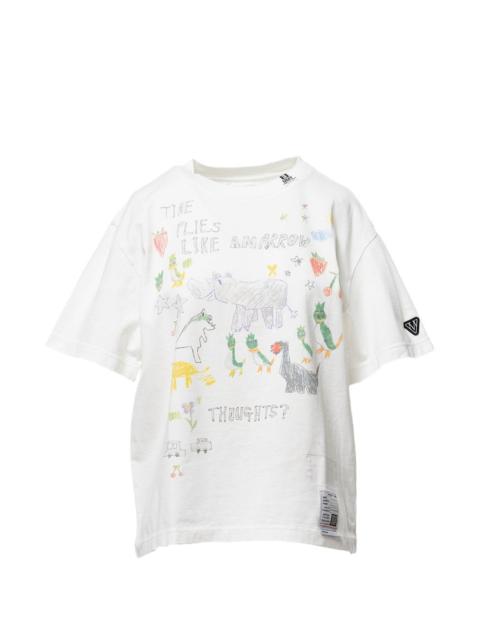 illustration-print T-shirt