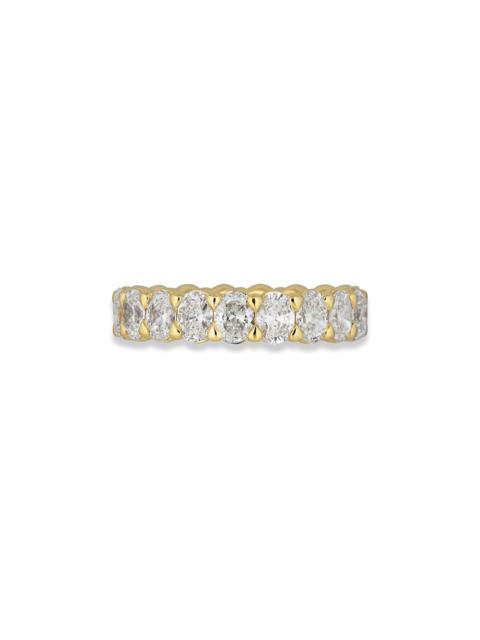 LAB-Created Oval Eternity Band