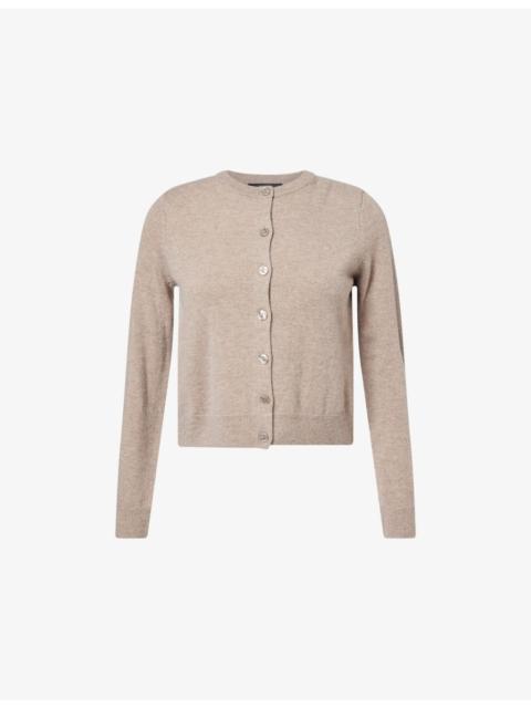 Nebbia Round-Neck Wool And Cashmere Cardigan