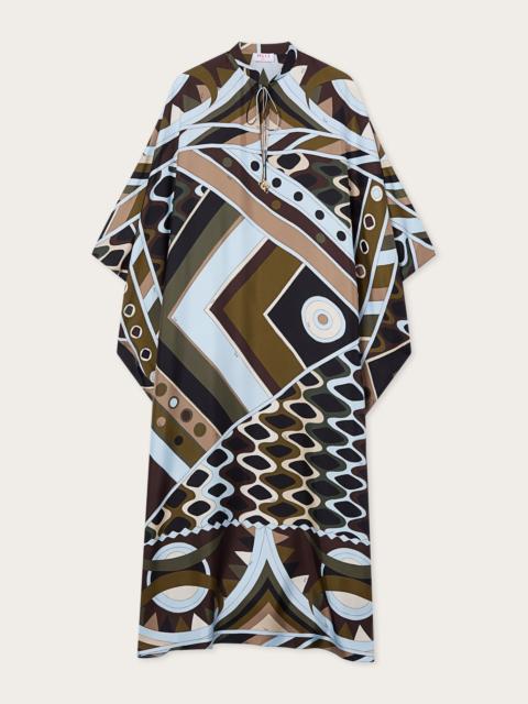 VIVARA PRINT SILK KAFTAN