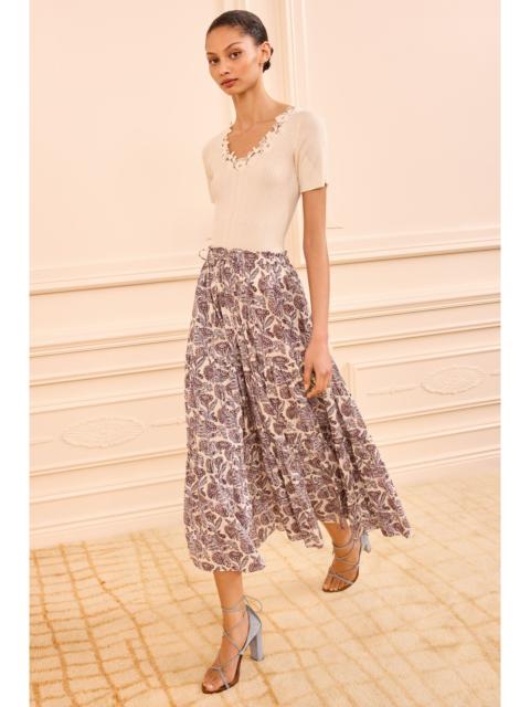 Nessa Cotton Midi Skirt