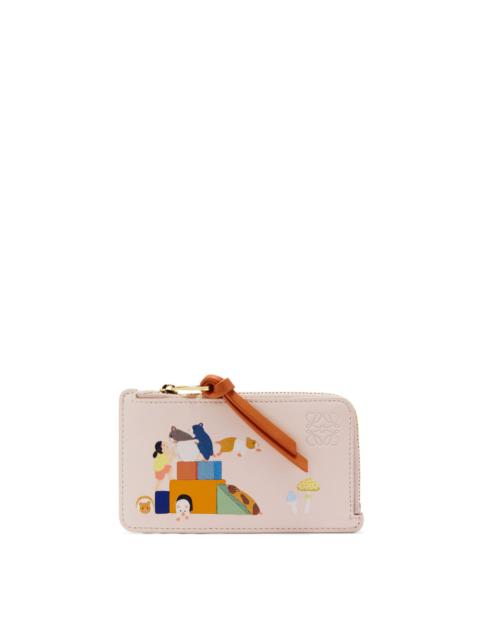 Hamster coin cardholder in nappa calfskin