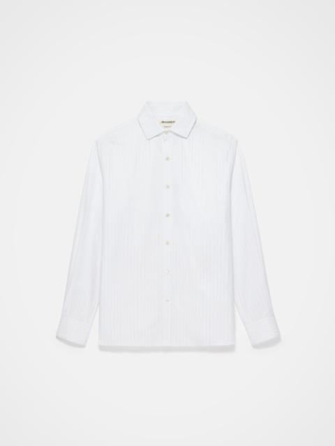 CLASSIC DRESS SHIRT IN WHITE & BLUE