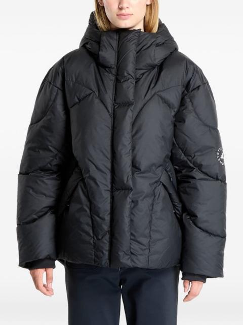 padded hooded jacket