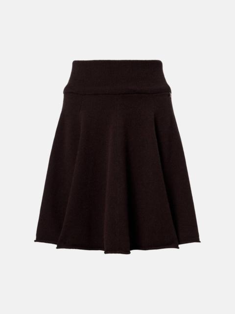 N°379 Girl cashmere-blend miniskirt
