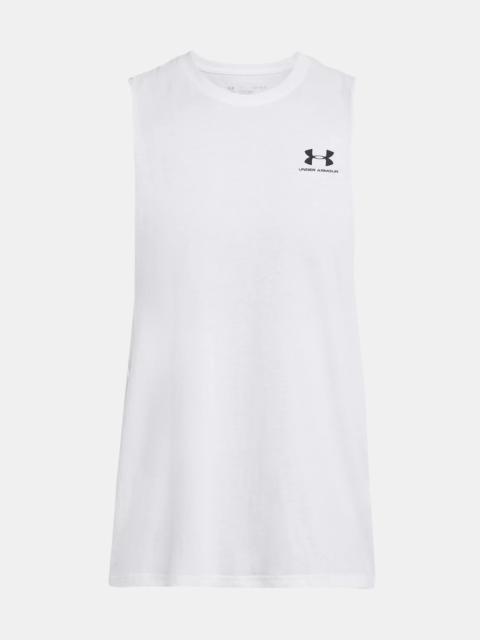 Men's UA Left Chest Cut-Off Tank