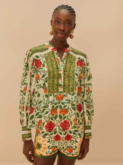 Sand Garden Tapestry Blouse