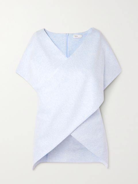 Crossover Mélange Jersey Top