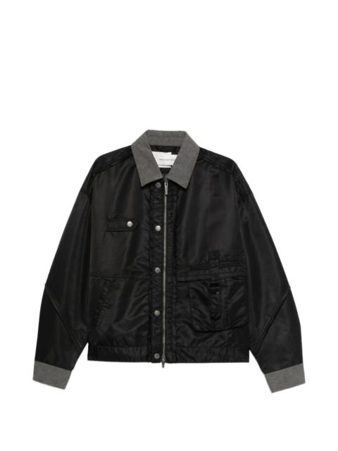 button-details bomber jacket