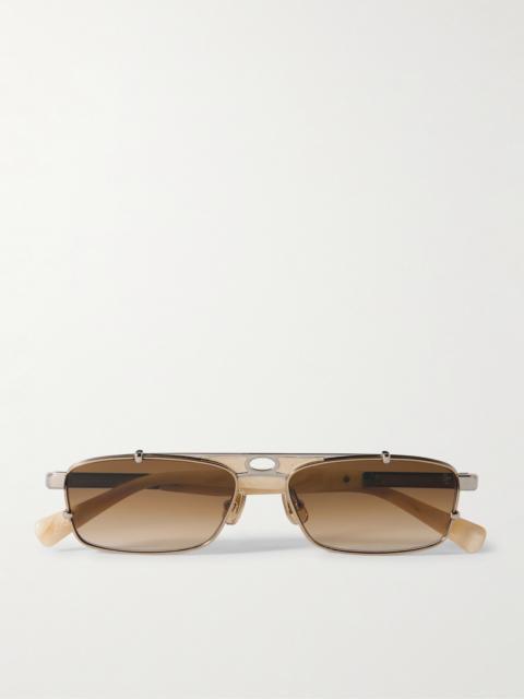 Paloma Aviator-style Acetate And Titanium Sunglasses