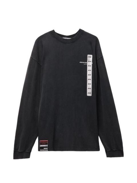 Alexander Wang Graphic Long-sleeve T-shirt