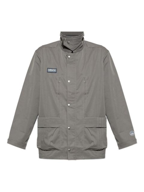 Merkland SPZL logo-patch jacket