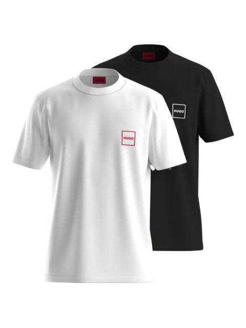square-logo crew-neck T-shirt