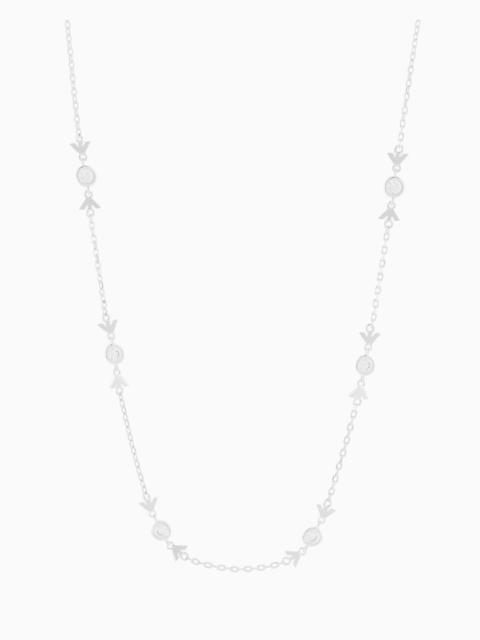 STERLING SILVER STATION NECKLACE