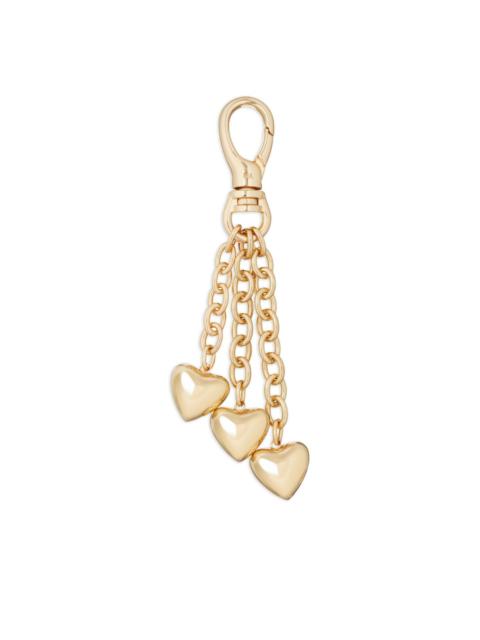 The Puffy Tripple Heart bag accessory