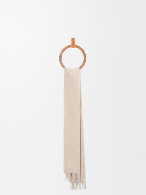Scarf in wool and cashmere