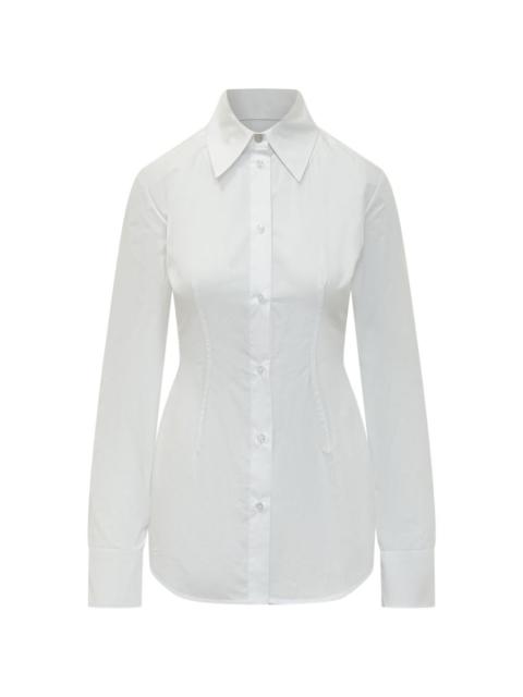 button cotton shirt