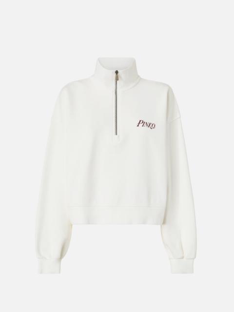 SWEATSHIRT WITH HEART AND PINKOTINI PRINT