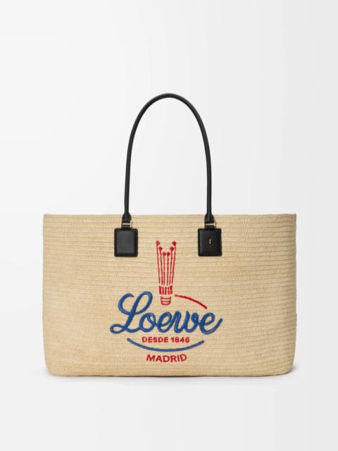 XL Verano tote in raffia