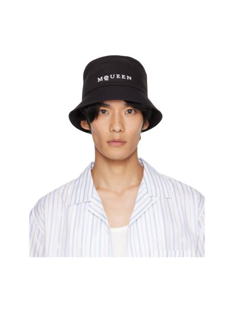 Black Logo Bucket Hat
