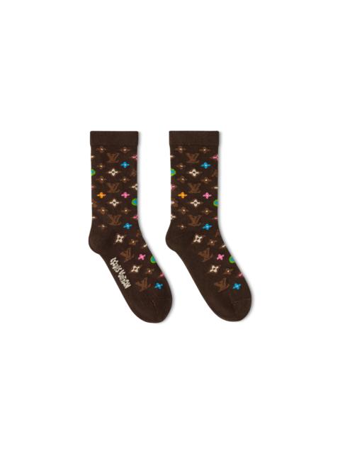Monogram Craggy Socks