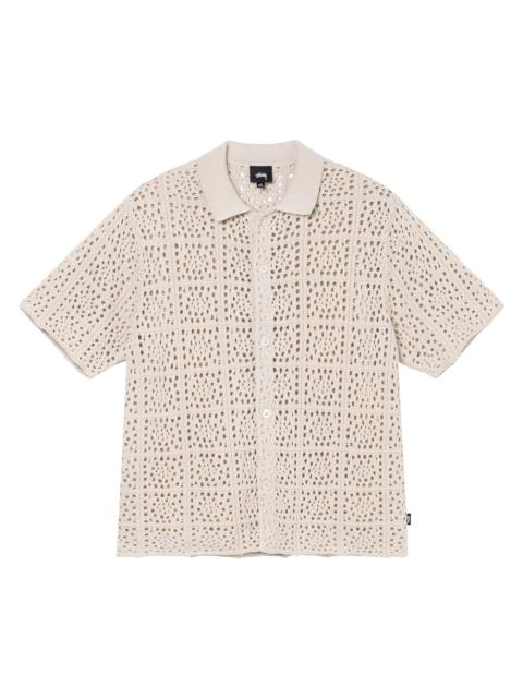 Stussy Crochet Shirt 'Natural'