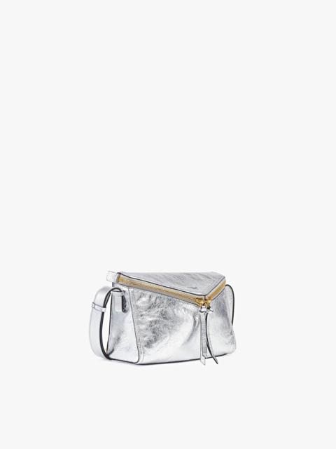 Diamant 3D Shoulder Bag in Metallic Calf Leather