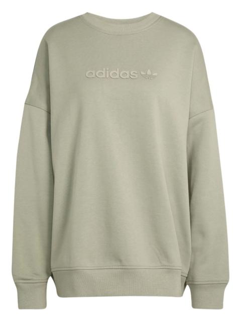 Essentials Linear logo-appliqué sweatshirt