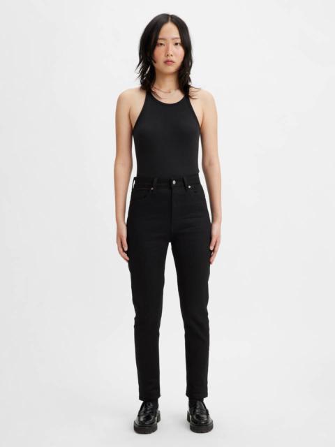 JAPANESE SELVEDGE HIGH RISE SLIM WOMEN'S JEANS